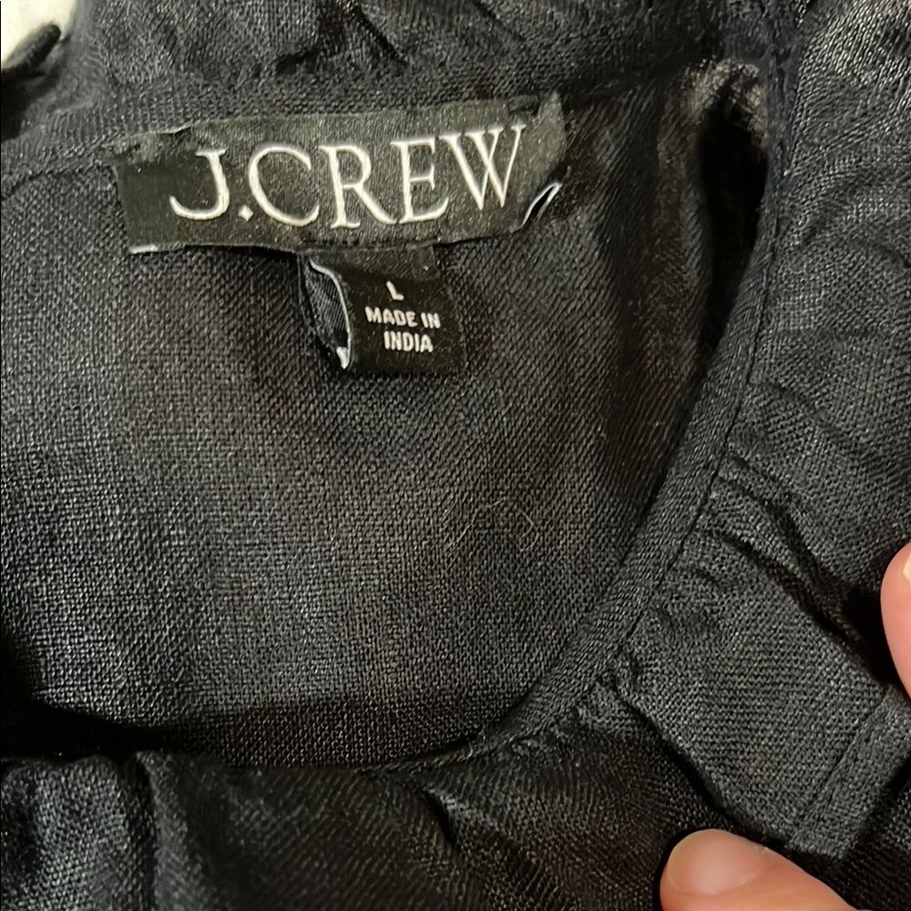 J.Crew Classic Black Blouse
